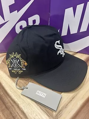 47’ X Kith SnapBack Chicago White Sox Hat Cap Black White Rare Sold Out Grail • $159