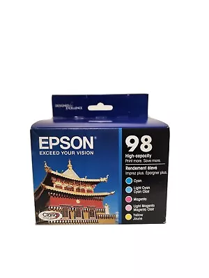 Genuine Epson High- Capacity Color Ink 98 NEW • $74.99