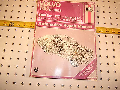 Volvo 142144145 1.8/2.0L 1966-74 Haynes Automotive Repair 1 Manaul97015(129)  • $39