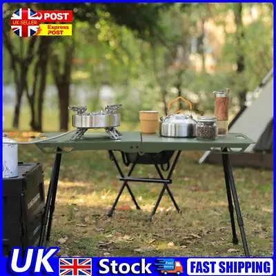 Folding Camping Table Legs Metal DIY Workbench Legs For Outdoor Camping(One Set) • £13.19