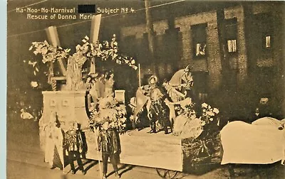 Ka-Noo-No-Karnival Subject No 4 Rescue Of Donna Marina State Fair NY 1906 • $14.95