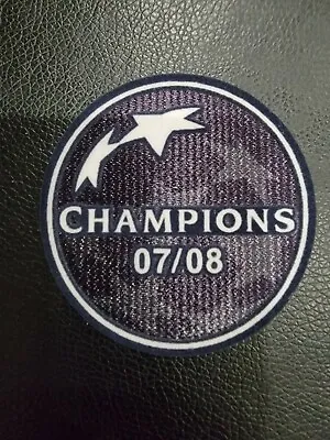 Manchester United Champions League Winner 07/08 Soccer Patch Barge LOOK!!! • $9.99