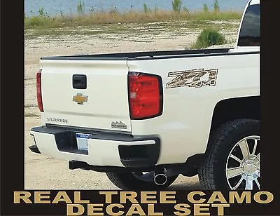 Z71 4x4 Decals (Set) REAL TREE CAMOUFLAGE For Chevrolet Silverado CAMO CHEVY • $13.99