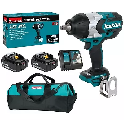 Makita 18V LXT Li-Ion Brushless Cordless High Torque Impact Wrench 1/2 In XWT08T • $499