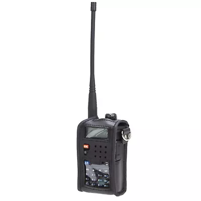 Walkie Talkie Leather Soft Case Cover For BAOFENG UV 5R Portable Ham Radio Cover • £8.39