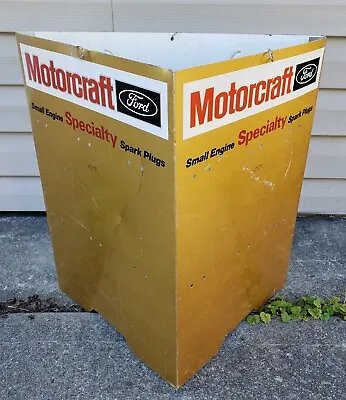 RARE Vintage Ford Motorcraft Spark Plugs Store Display Advertising Sign Gas Oil • $399.95