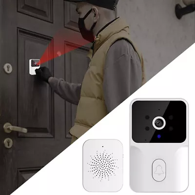 Smart Wireless WiFi Doorbell Phone Video Door Bell Ring Intercom Security Camera • $18.59