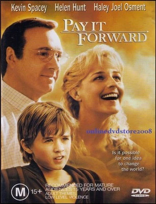 $8 • Buy PAY IT FORWARD (Kevin SPACEY Helen HUNT Haley Joel OSMENT Jay MOHR) DVD Region 4