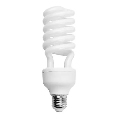 Spiral Fluorescent Light Bulb 45W 5500K Daylight E27 Socket Energy Saving P7A4 • £6.26