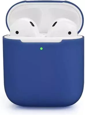 Apple AirPods Silicone Waterproof Case Shock Proof Protective Cover-(Blue) • $32.95