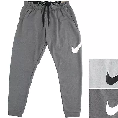 Nike Men's Training Sweatpants DrI-Fit Graphic Logo CU6775 Gray MSRP $60 • $39.99