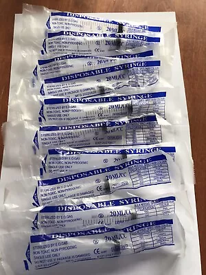 10 Pack 60ml/cc Luer Lock Syringe Large Syringes Without Needle Individually • $14.95
