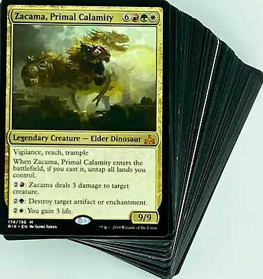 ***Custom Commander Deck*** Zacama - Dinosaurs - EDH Magic Cards • $62.37