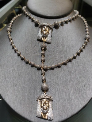 $7200 • Buy 10K Diamond Encrusted Rosary