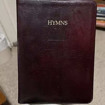 LDS Mormon Hymns/Hymnal Italian Leather Employee Gift Edition 2008 With Letter • $59