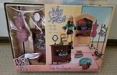 New/Sealed Barbie My Scene My Boutique Playset 2003 Mattel Dresser & More • $105