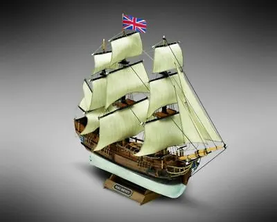 $71.99 • Buy Mamoli MM01 - HMS Bounty - Pre-Carved Wooden Hull Ship Model Kit - Scale 1/135