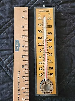 Vintage Advertising Thermometer - Springfield Instrument Co - Made In USA • $14