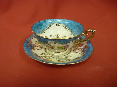 SAJI Fancy China Tea Set Hand Painted Made In Occupied Japan • $30