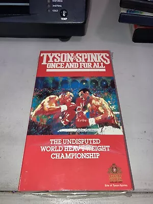 1988 MIKE TYSON Vs SPINKS “Once And For All” VHS *RARE* • $20