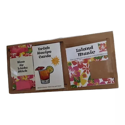 £14.61 • Buy Tropical Hawaiian Party Set  Including  Limbo Stick, Drink Recipes, Island Music