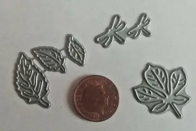 £1.99 • Buy Job Lot Bundle 3 Tattered Lace Dragonfly Autumn Trio Leaves Mini Cutting Dies