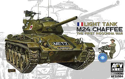 AFV Club 1/35 M24 Chaffee Light Tank The First IndoChina War French Army AF35S84 • $50.95
