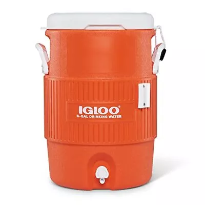 5 Gallon Portable Sports Cooler Water Beverage Dispenser With Flat Seat Lid ... • $36.73