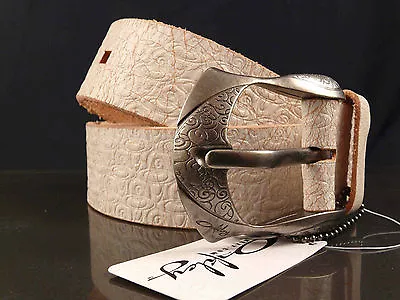 Oakley Vintage Real 100% Leather Unisex O Leather Belt Size S White New Last • $35.99