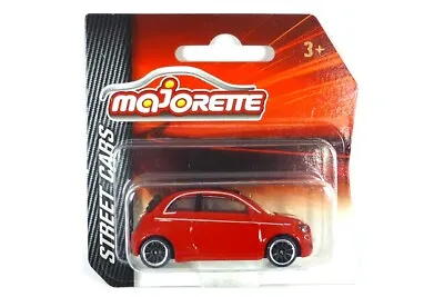 Majorette Fiat 500 Icon  Diecast Street Cars  1/65 - Red • $16.11