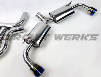 $505.95 • Buy Volkswagen MK8 GTI Golf Catback Burnt Tips Exhaust System VW 22-24 Circuit Werks