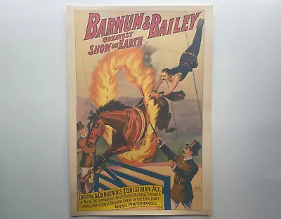 $12.34 • Buy Ringling Bros Poster Vintage Style Print Circus Art Posters Carnival Clowns