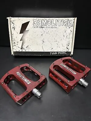 NOS Demolition 9/16” Team Pedals Sealed Bearing Bmx Freestyle Fit: Haro Gt S&M • $139.99