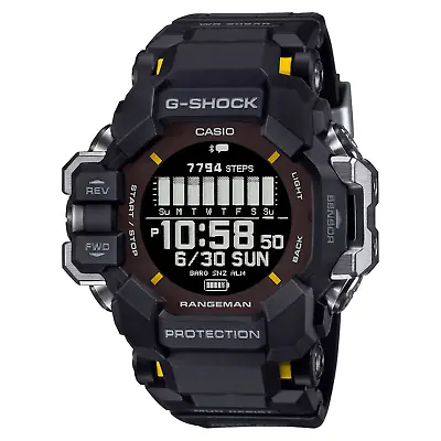 Casio G-Shock Rangeman Resin Solar Heart Rate Monitor Black Watch GPR-H1000-1 • $420