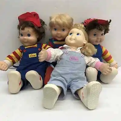 VTG LOT Of 4 Playskool My Buddy And Kid Sister Dress Up Stuffed Play Dolls • $199.95