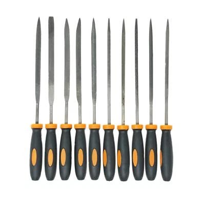 £5.09 • Buy 10PC Needle File Set 3 X 150mm Precision Files Craft Metal Work Jewellery Tools
