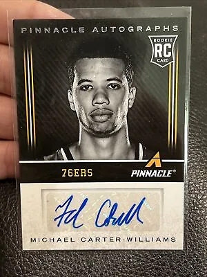 2013-14 Panini Pinnacle Auto Michael Carter-Williams #140 Rookie Auto RC • $8.99