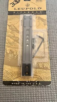 Leupold Rifleman Aluminum Scope Mount For Marlin 336 Lever Action New Old Stock • $24