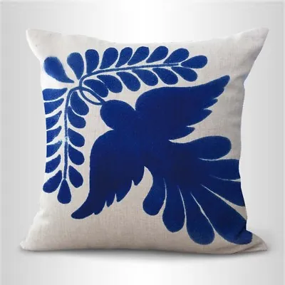  Pillow Cushions Mexican Talavera Spanish Bird Cushion Cover • $15.95