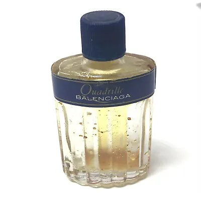 Vintage Balenciaga Quadrille Perfume EMPTY Bottle Rare Blue Label Miniature Size • $299.99