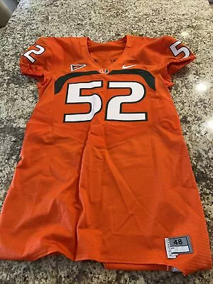 Miami Hurricanes Game Issued Jersey#52 Nike48/+4 📈Ray Lewis#player Unknown • $110