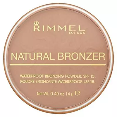Rimmel London Natural 022 Sun Bronzer 0.49 Oz SPF; 15 New Free Shipping • $7.99