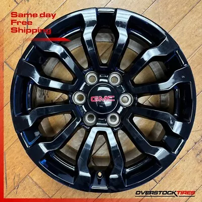 18 X 8.5 OEM GMC Sierra 1500 Silverado 1500 6 X 139.7 / ET+26mm Gloss Black Rim • $206.25