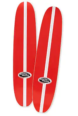 The Heated Wheel Baja Red Neil Blender Polarizer Skateboard Deck • $50