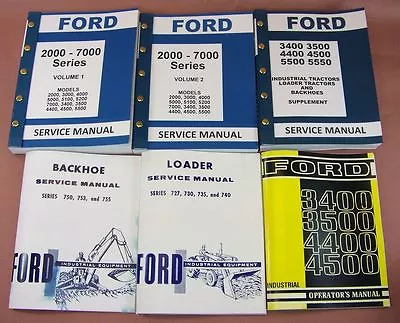 Ford 3400 3500 Loader Backhoe Tractor Service Repair Shop Manual Owner Operators • $216.83