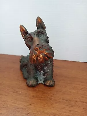 Cast Metal Scottie Dog Figurine • $14.99