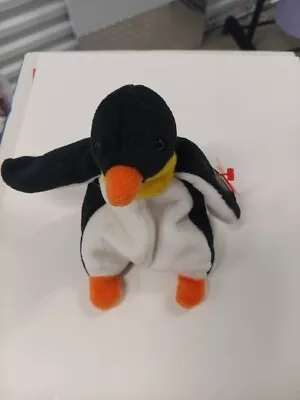 TY Beanie Baby - WADDLE The Penguin (6.5 Inch) - MWMTs Stuffed Animal Toy • $9.89