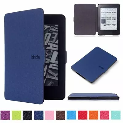 £7.95 • Buy Shell Magnetic Cover PU Leather Smart Case For Amazon Kindle Paperwhite 1/2/3 UK
