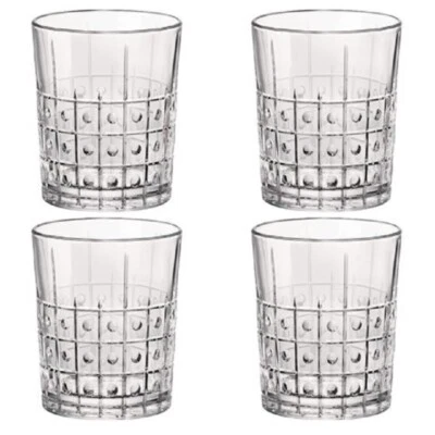 $34.95 • Buy NEW BORMIOLI ROCCO ESTE DOF TUMBLERS 390ml Glass Glasses Barware SET 4