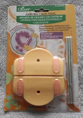 Clover - Hair Pin Lace Tool.  New & Sealed. Make Interwoven Braids Shawls Etc • £8